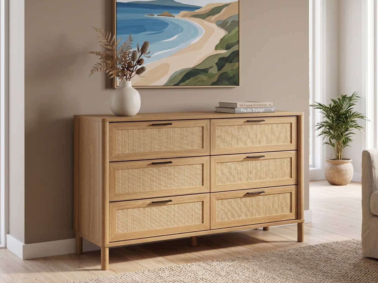 Naturlig Plus 6-Drawer Lowboy