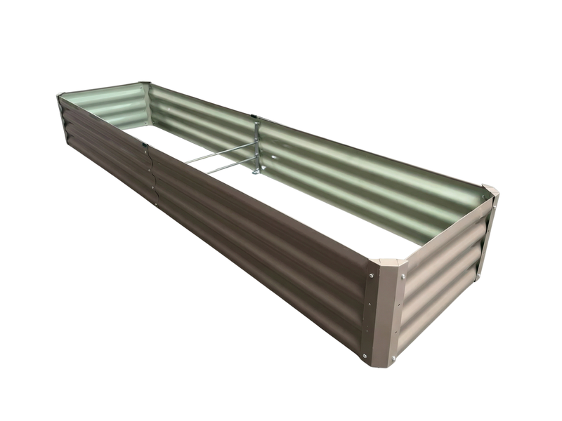 Galvanized Steel Garden Bed 240x60x30 cm