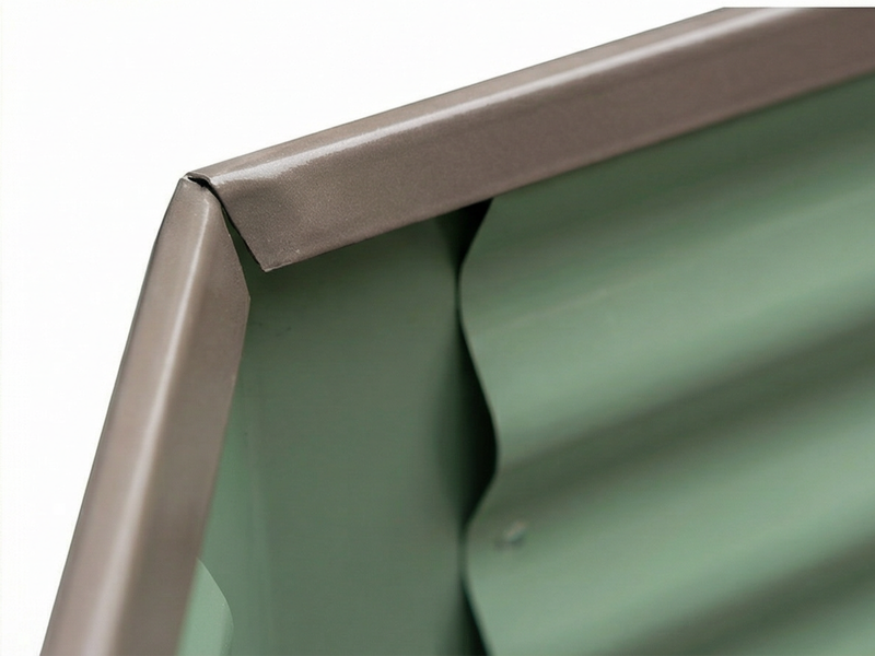 Galvanized Steel Garden Bed 240x60x30 cm