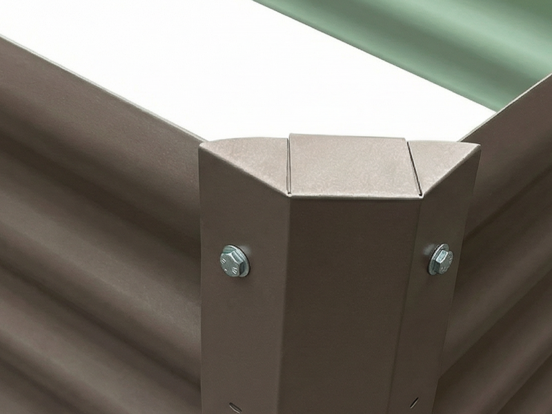 Galvanized Steel Garden Bed 240x60x30 cm