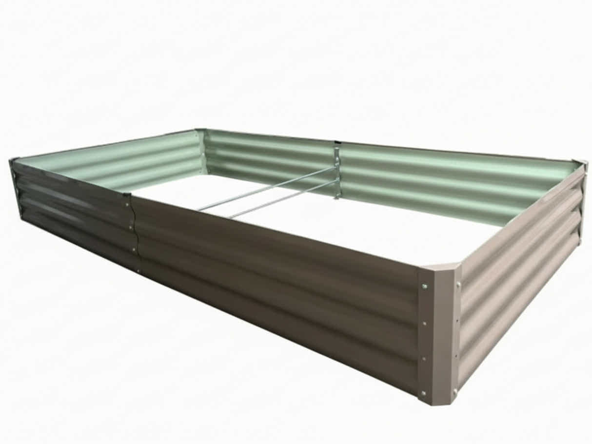DS Galvanized Steel Garden Bed 240x120x30 cm