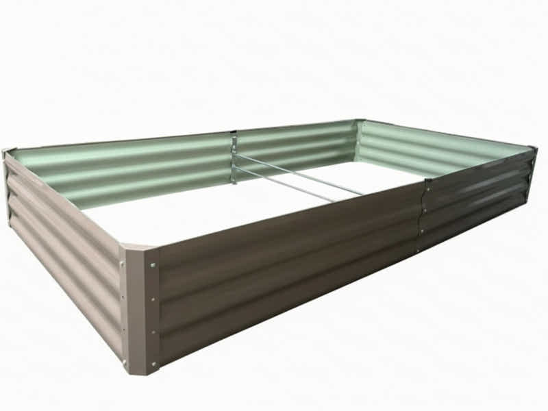 Galvanized Steel Garden Bed 240x120x30 cm