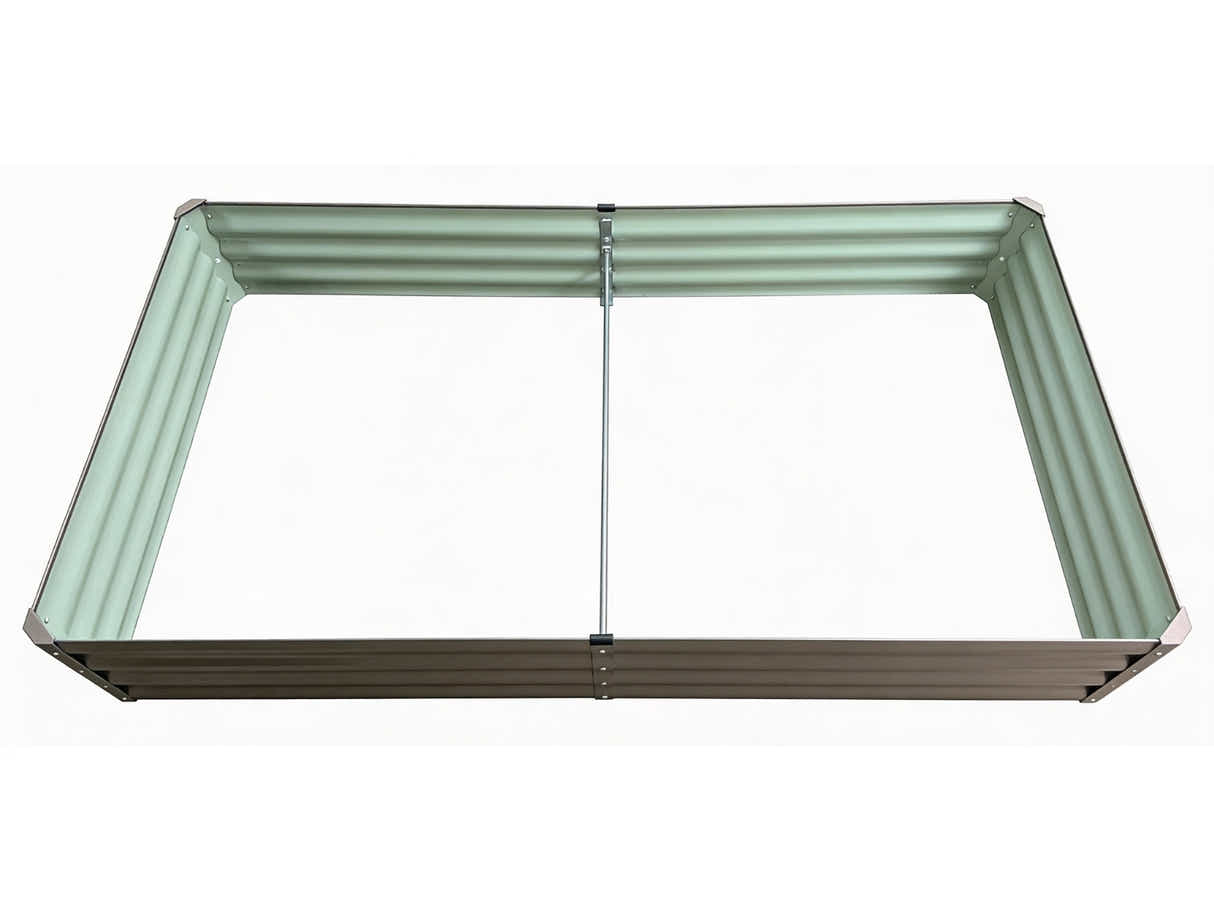 DS Galvanized Steel Garden Bed 240x120x30 cm