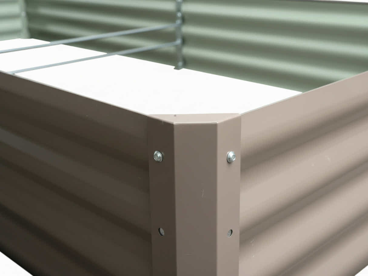 DS Galvanized Steel Garden Bed 240x120x30 cm