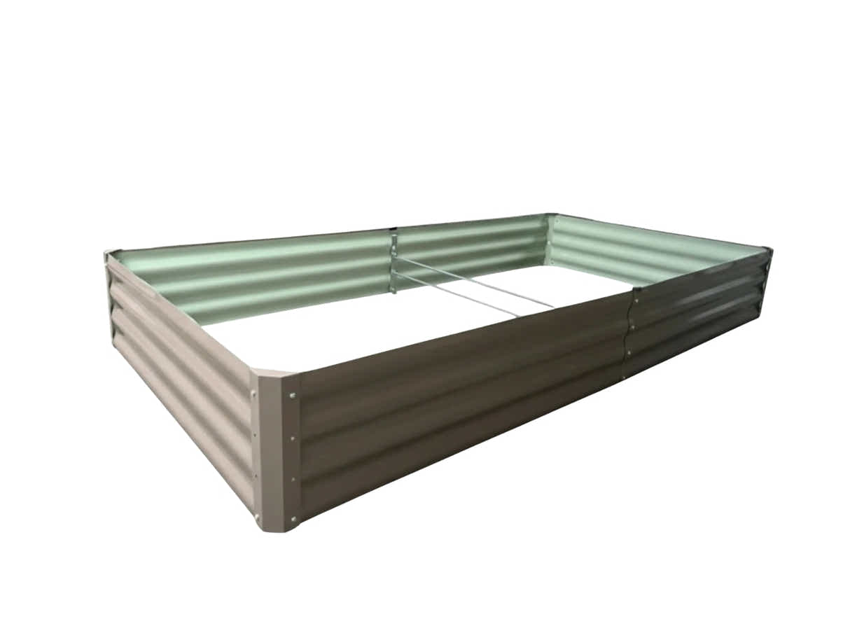 Galvanized Steel Garden Bed 240x120x30 cm