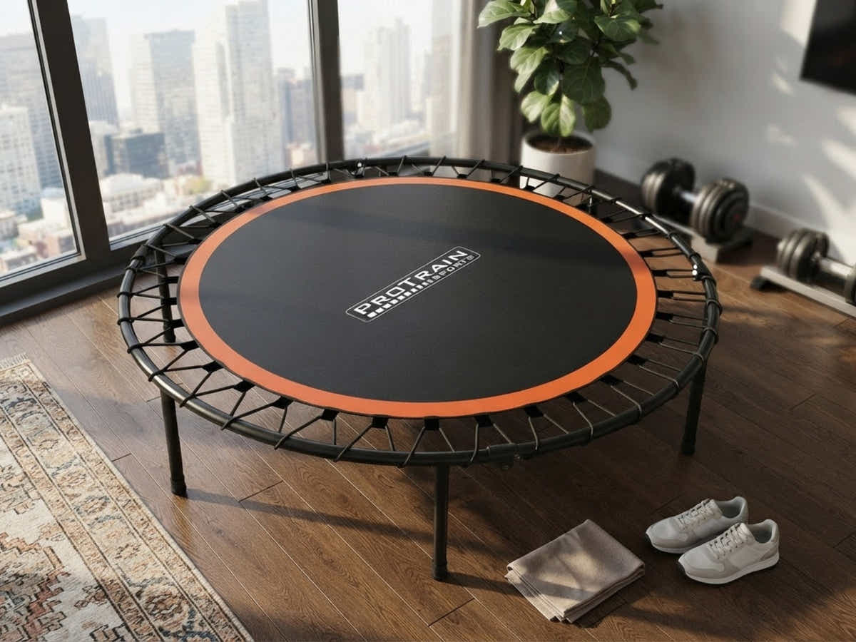 Folded Mini Trampoline 40-inch - Orange