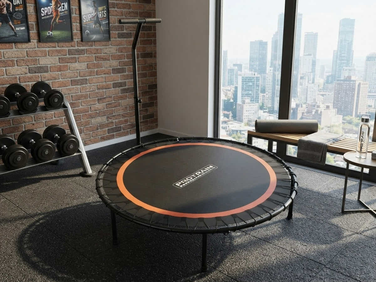 Mini Trampoline With Handle 40-inch - Orange