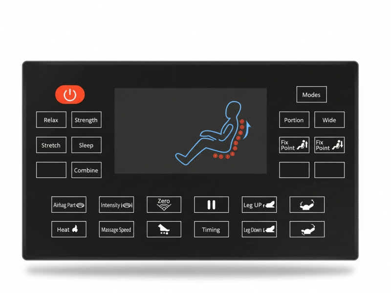 Massage Chair with Touch Screen GMSL1 - Black