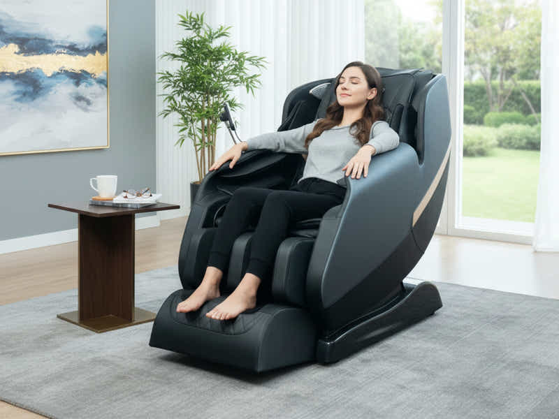Massage Chair with Touch Screen JBSL1 - Blue