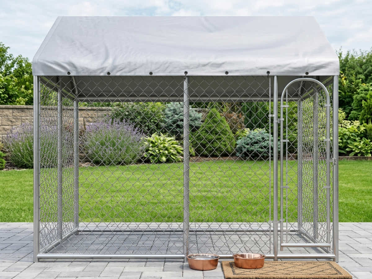 Dog Run with Roof - 3m x 3m x 2.3m