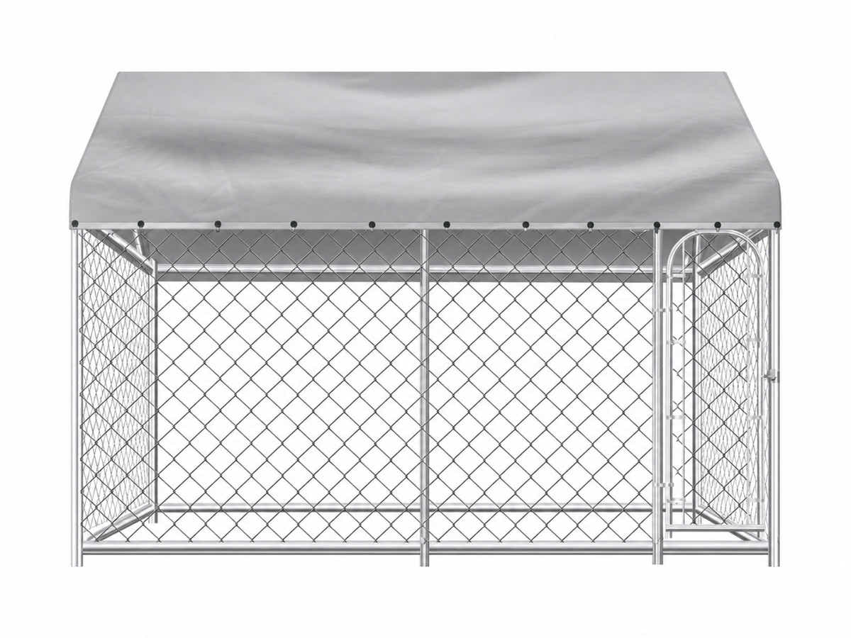 Dog Run with Roof - 4m x 2.3m x 2.3m