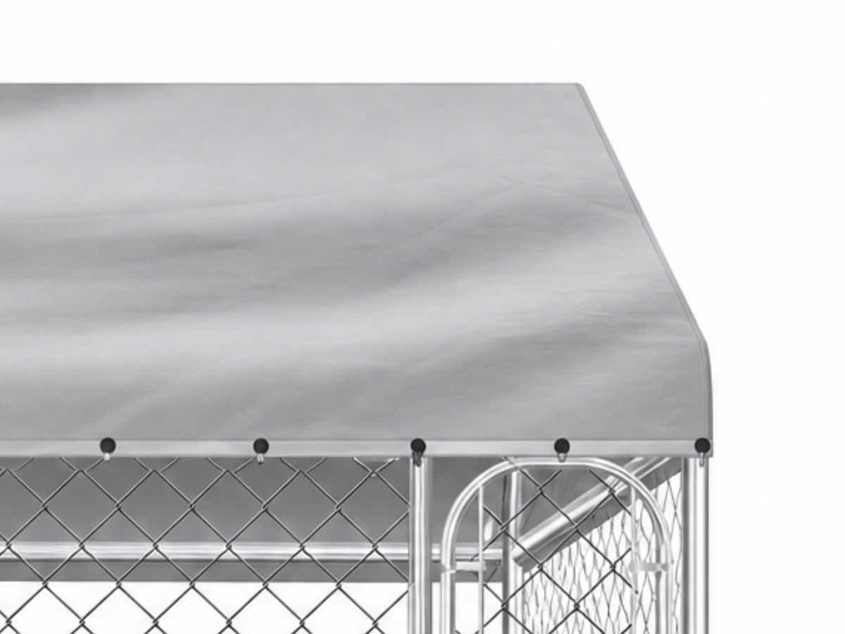 Dog Run with Roof - 4m x 2.3m x 2.3m