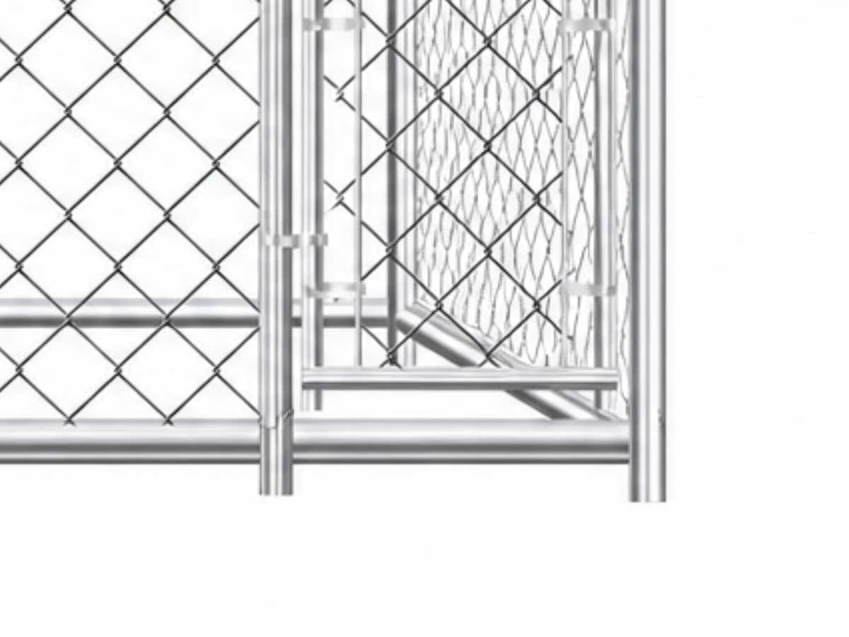 Dog Run with Roof - 4m x 2.3m x 2.3m