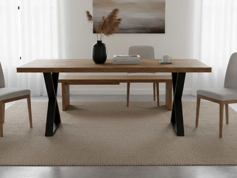 ZK-Frame Metal Table Legs - Set of 2