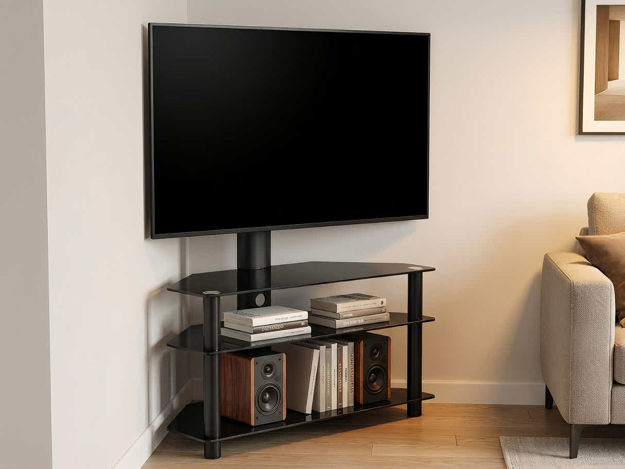 3-Tier TV Stand with Mount Bracket