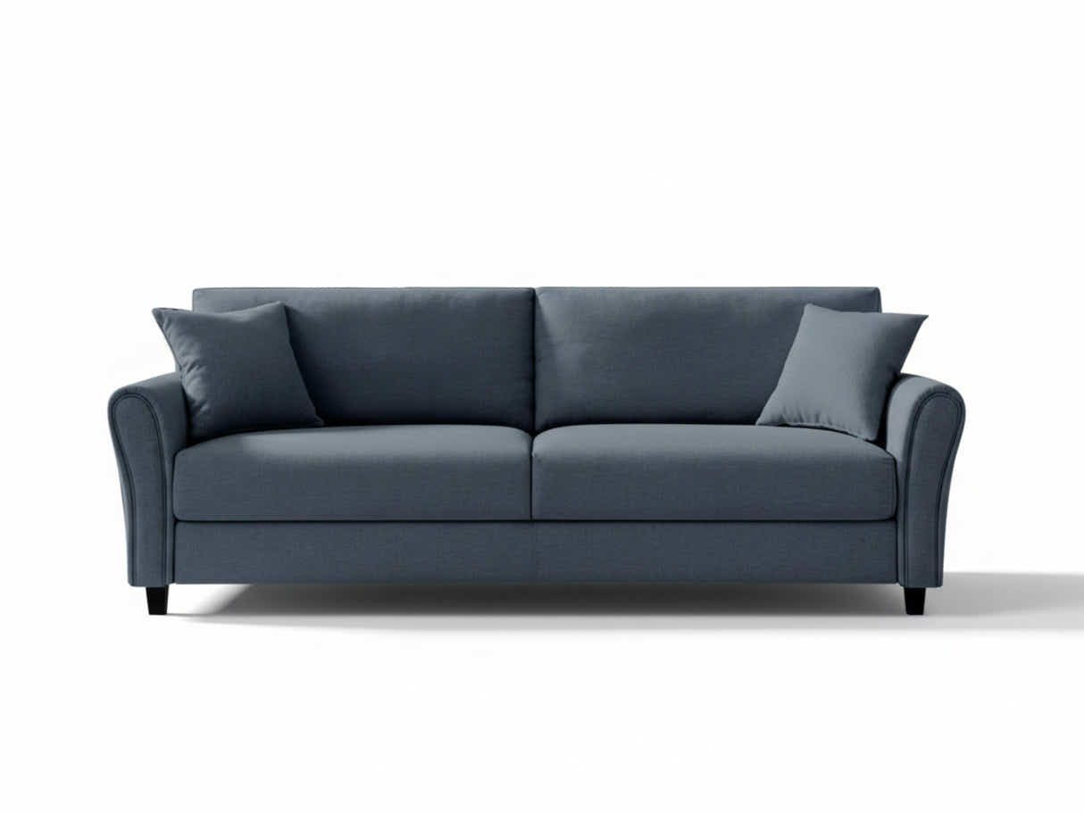 DS New Cozza Linen Sofa - Dark Grey