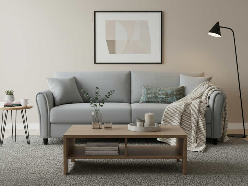 New Cozza Linen Sofa - Light Grey