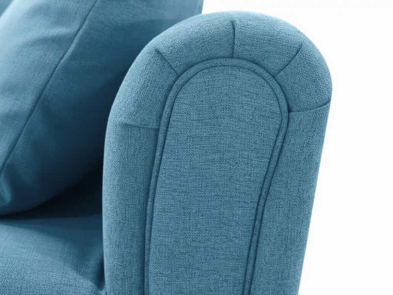 New Cozza Linen Sofa - Blue