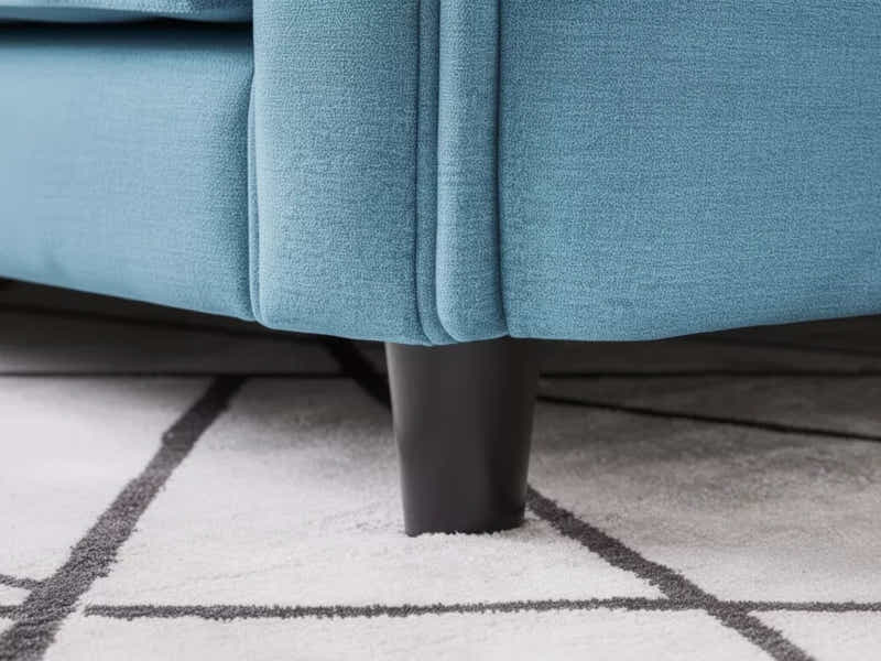 New Cozza Linen Sofa - Blue