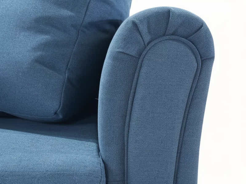 New Cozza Linen Sofa - Dark Navy