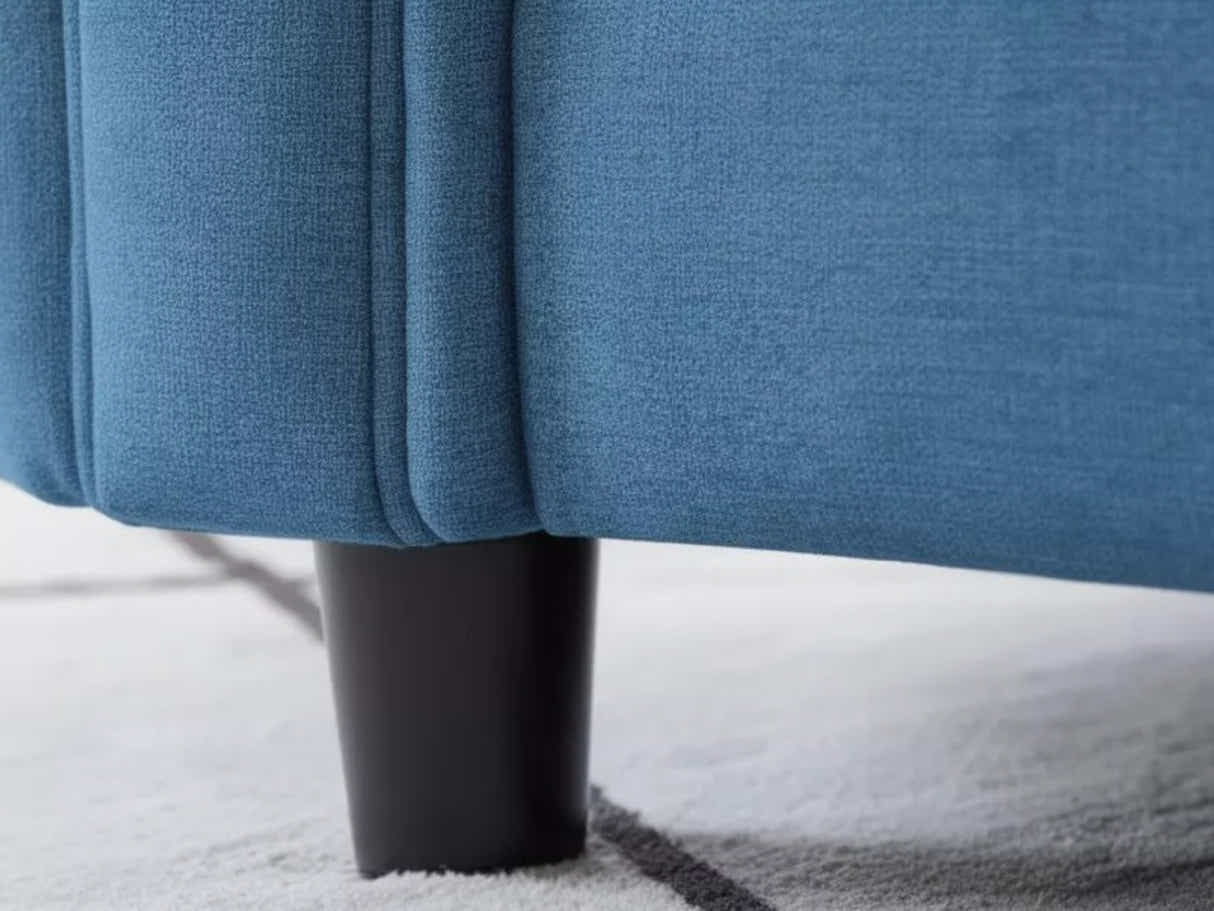 New Cozza Linen Sofa - Dark Navy
