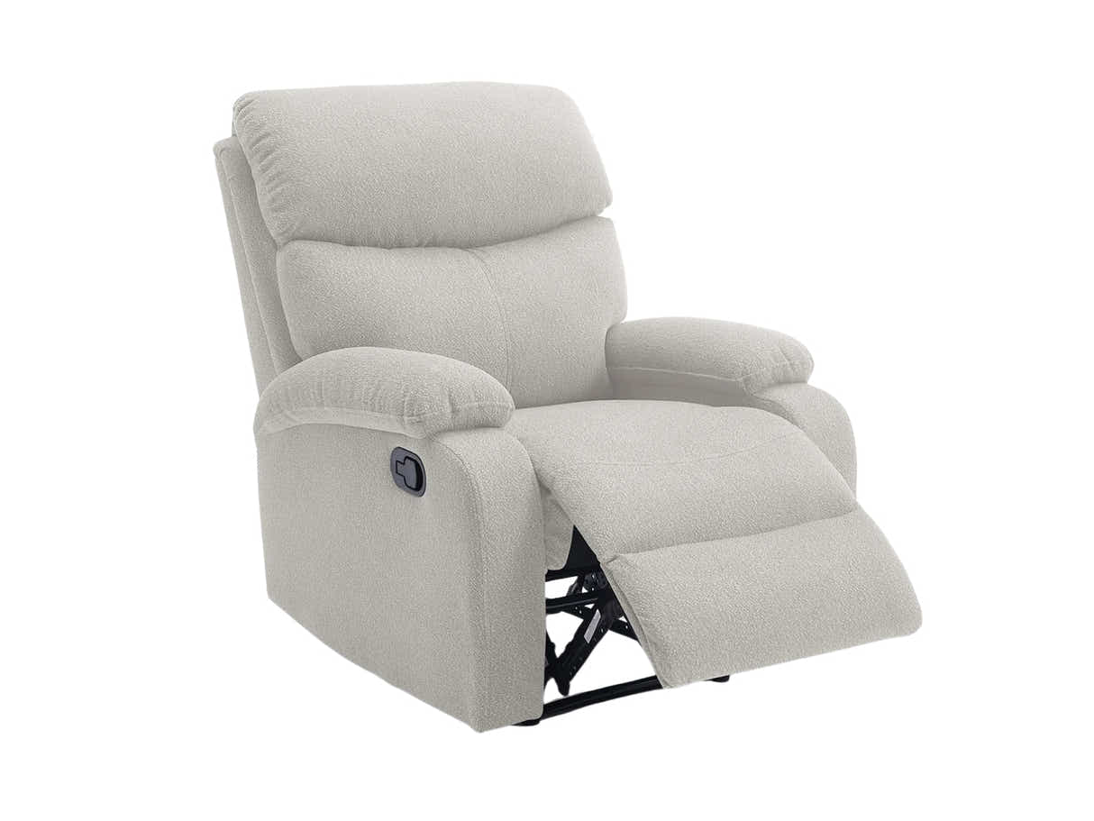Giselle Boucle Recliner Chair - Beige