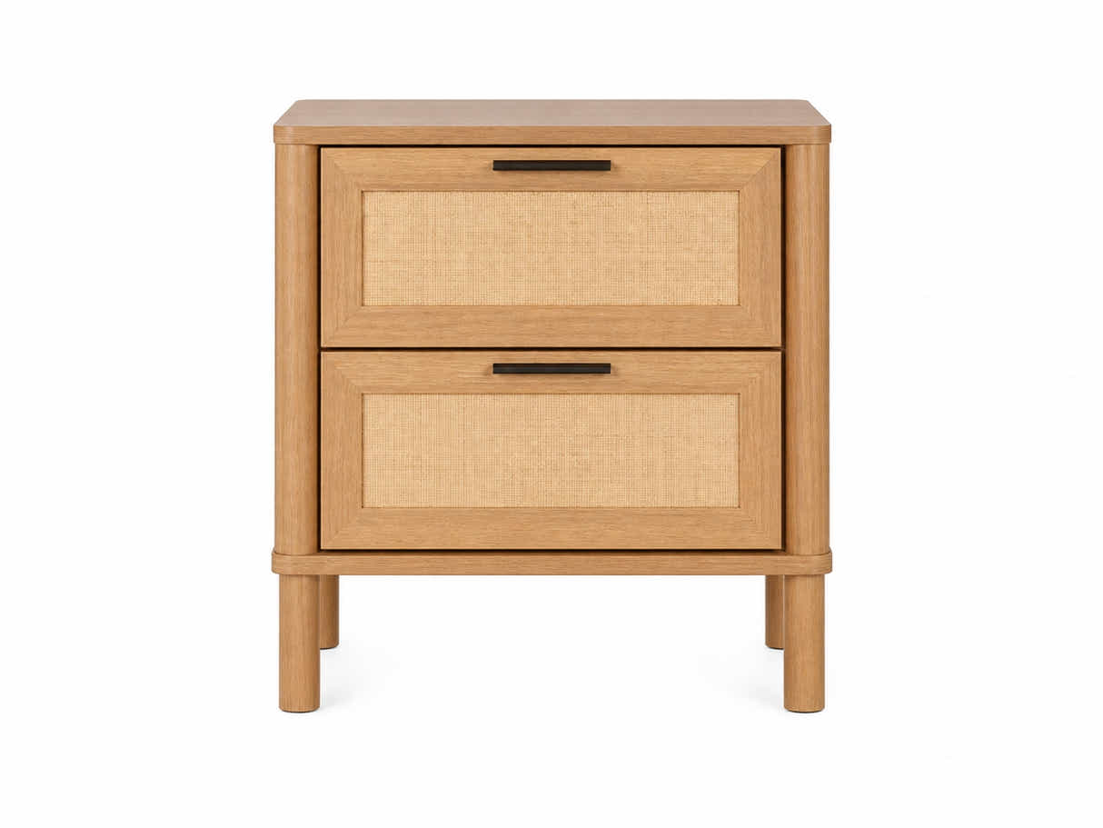 Naturlig Plus 2-Drawer Bedside Table