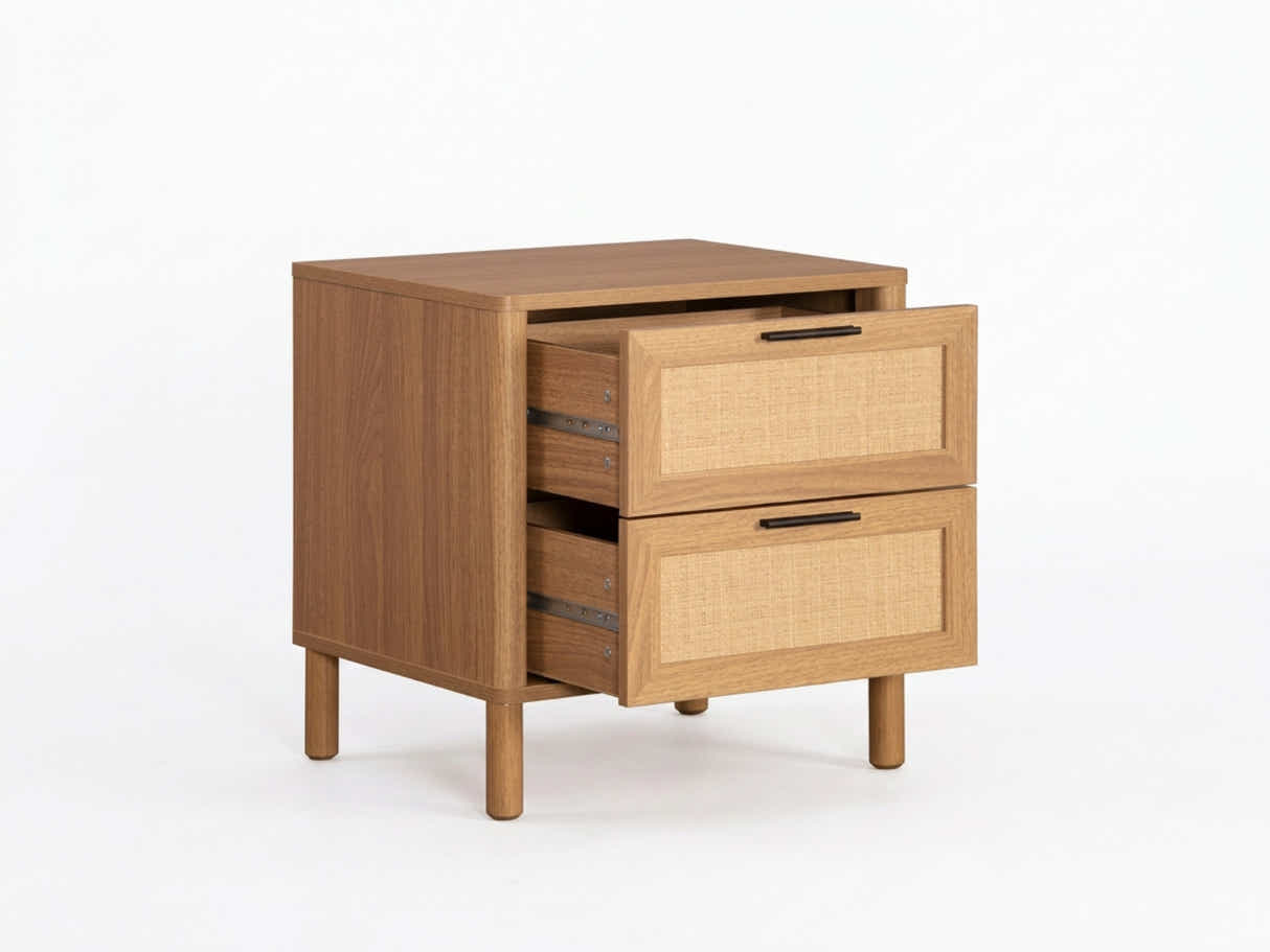Naturlig Plus 2-Drawer Bedside Table