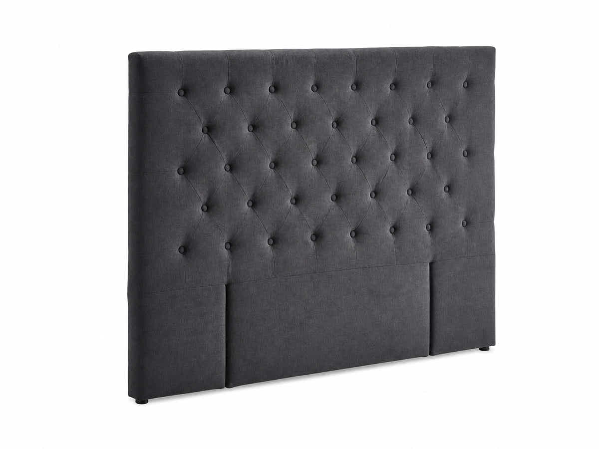 Rakel Linen Headboard Black - King