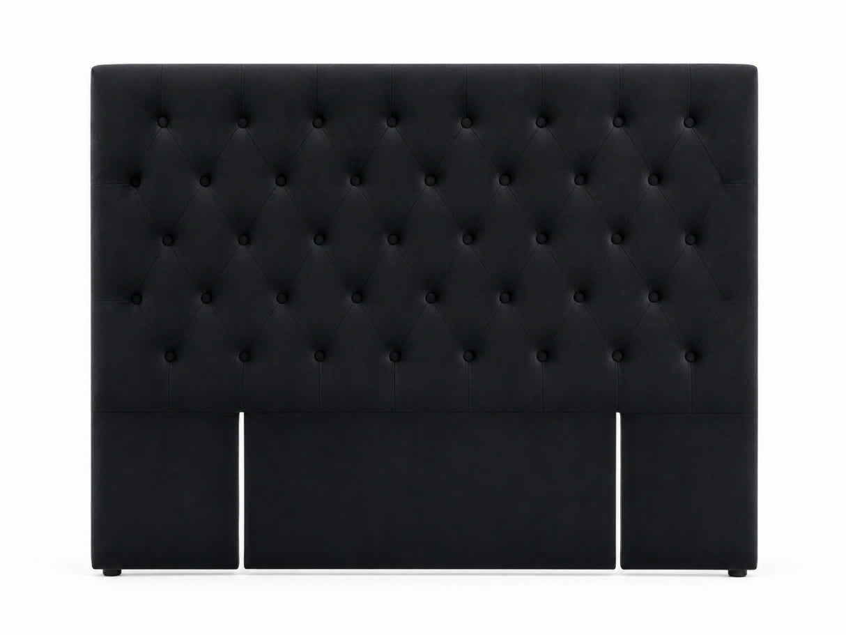 Rakel Velvet Headboard Black- King