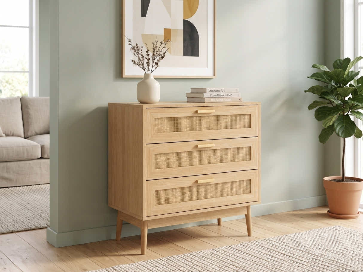 Naturlig 3-Drawer Chest