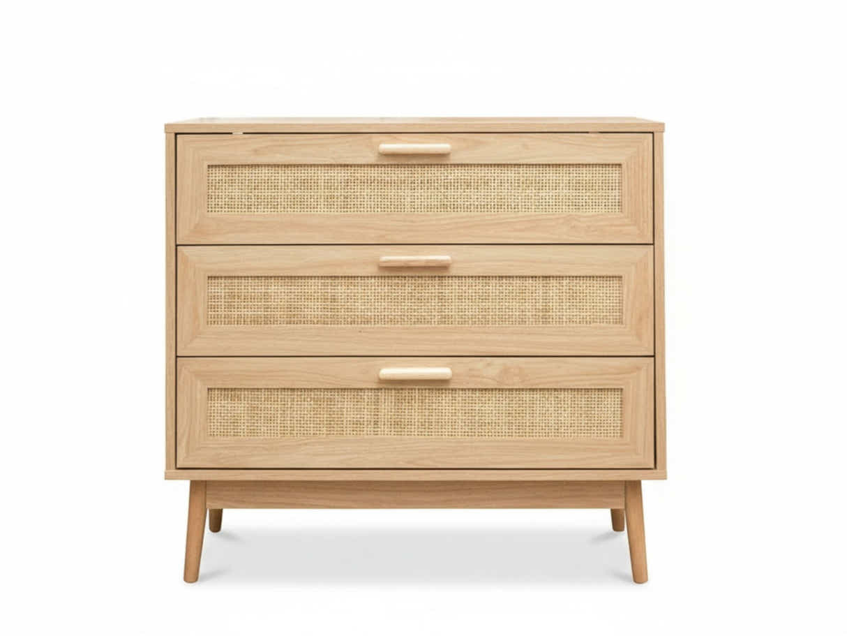 Naturlig 3-Drawer Chest