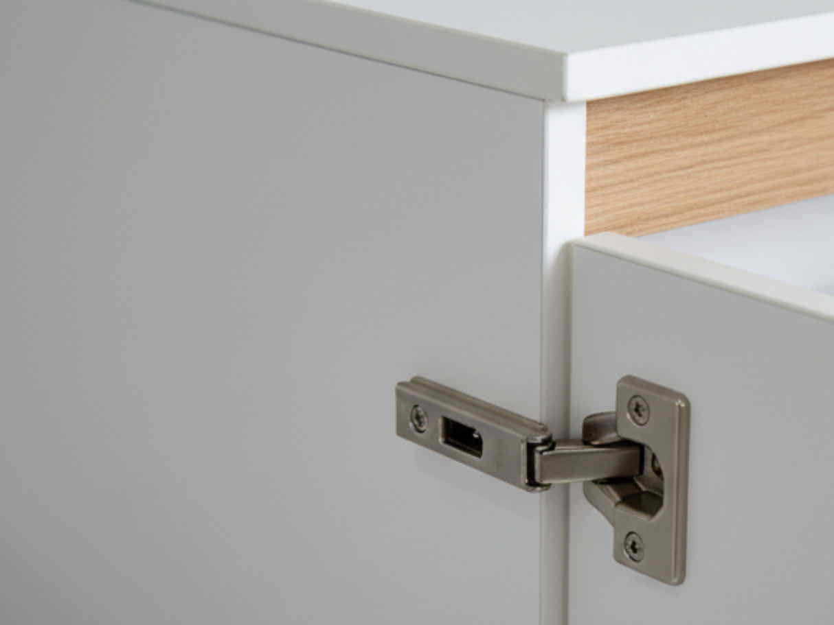 Simona 2-Door Shoe Cabinet With Drawer