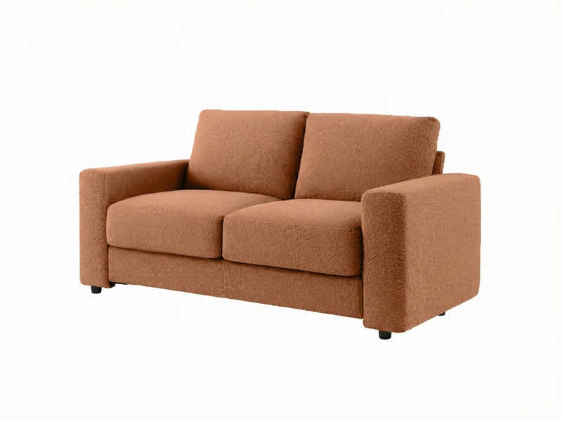 Chenille 3-Piece Sofa Set - Orange