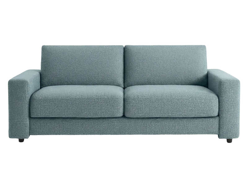 Chenille 3-Piece Sofa Set - Grey Blue