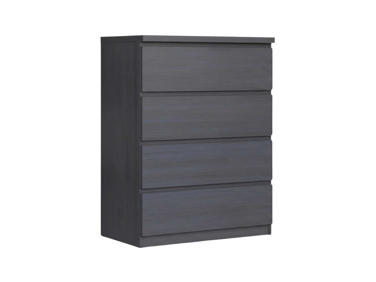 Tiko 4-Drawer Tallboy - Hacienda Black