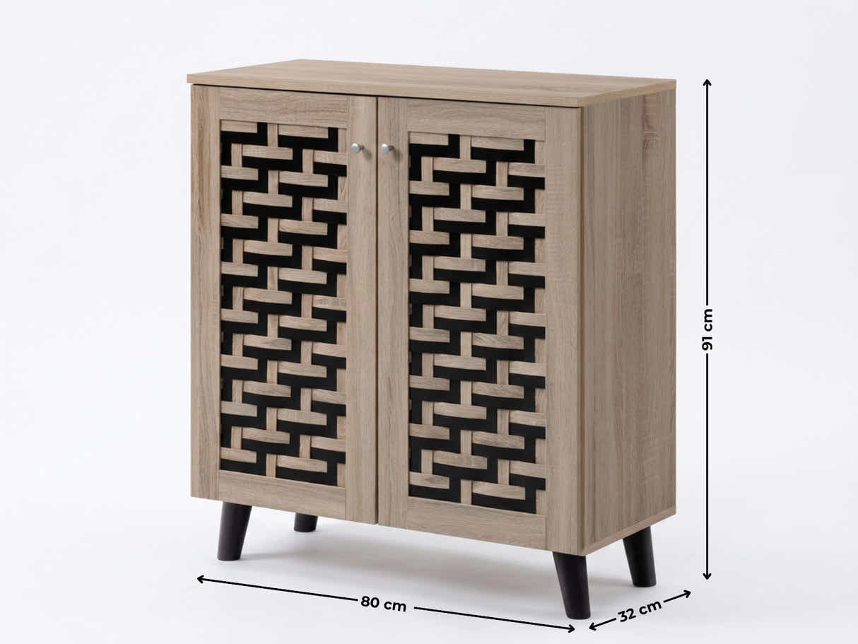 Iris 2-Door Shoe Cabinet