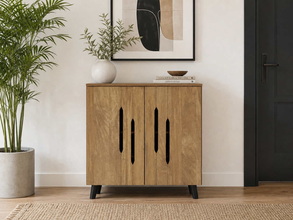 Hydrangea 2-Door Shoe Cabinet