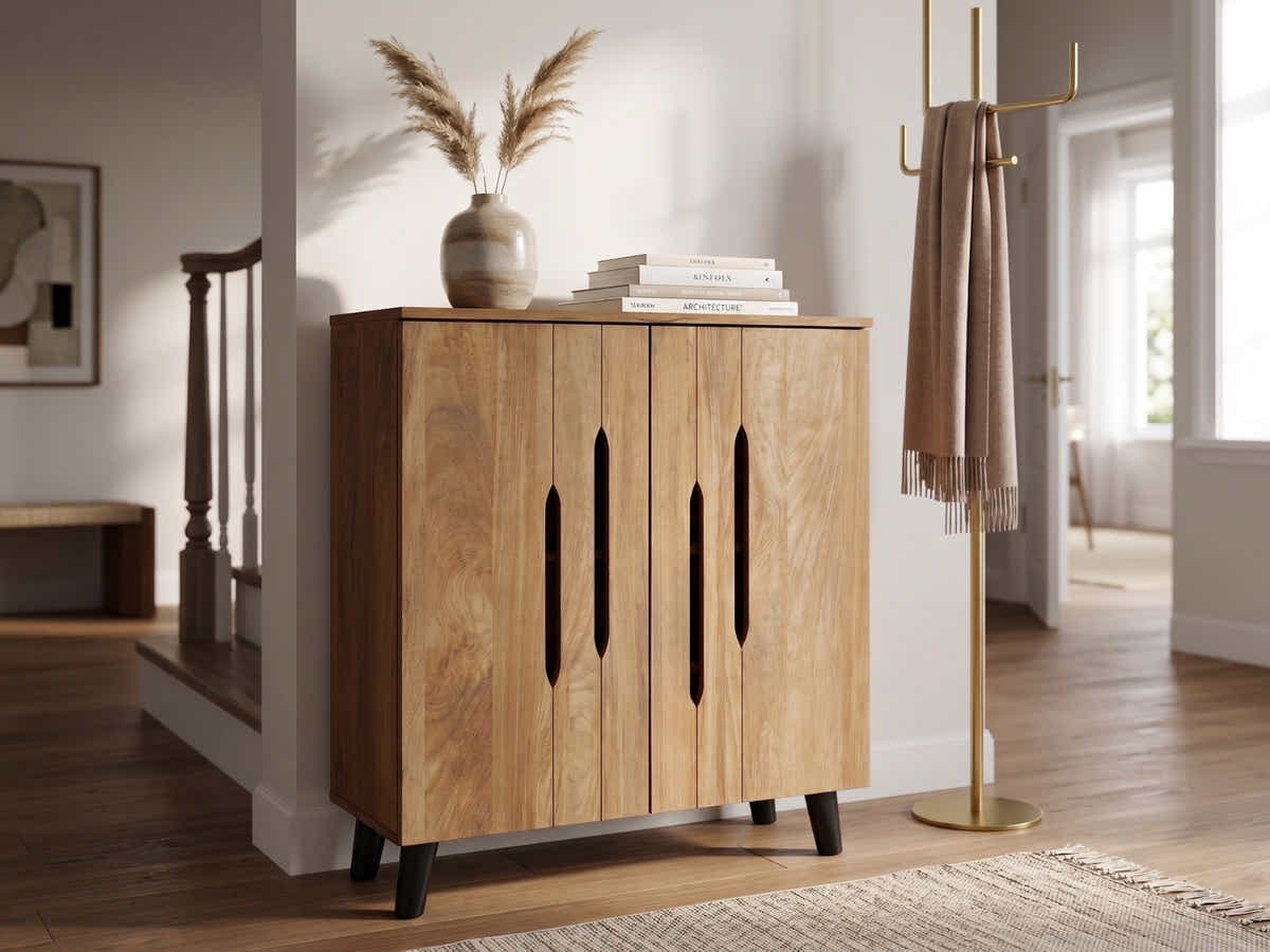 Hydrangea 2-Door Shoe Cabinet