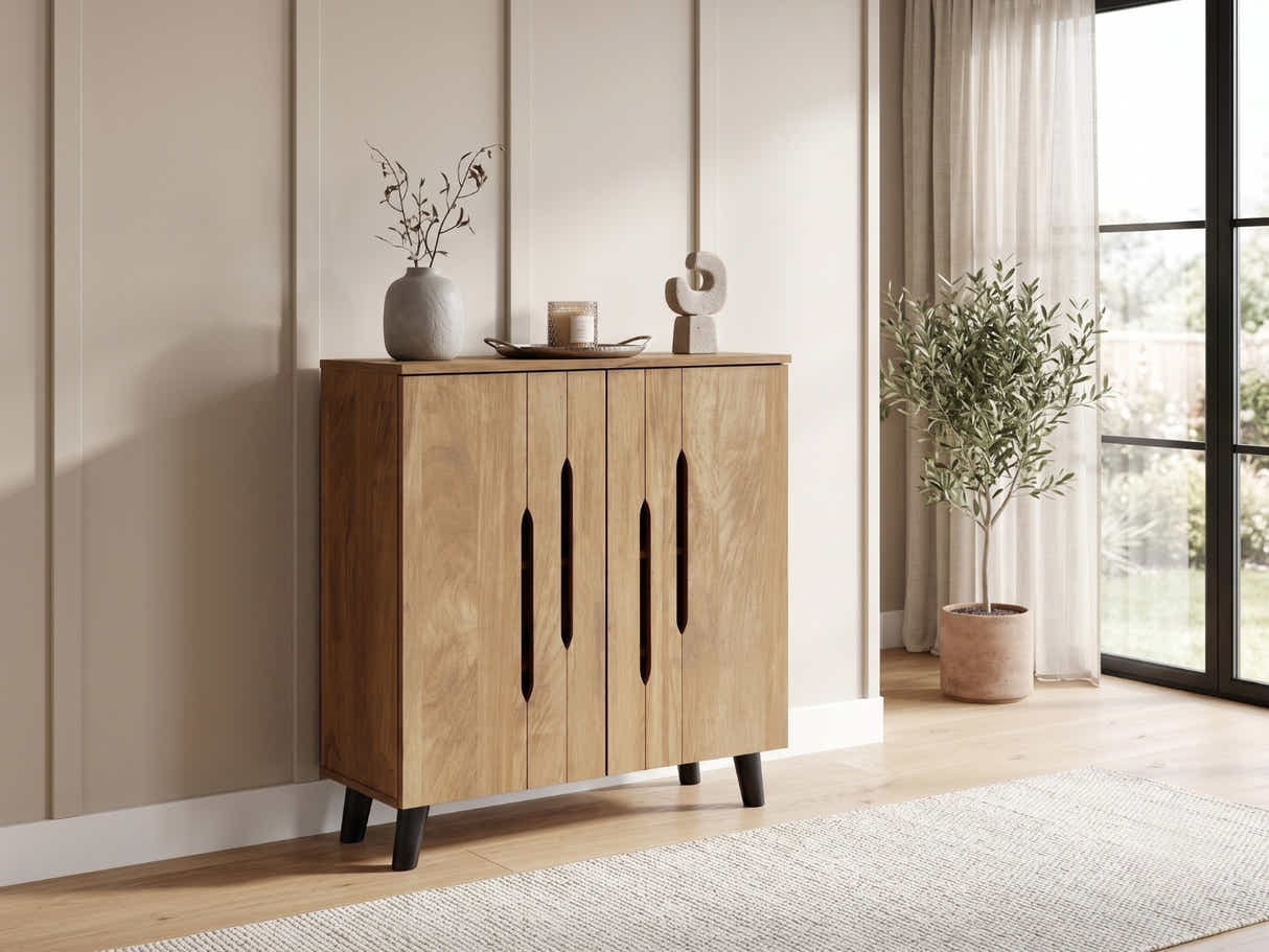 Hydrangea 2-Door Shoe Cabinet