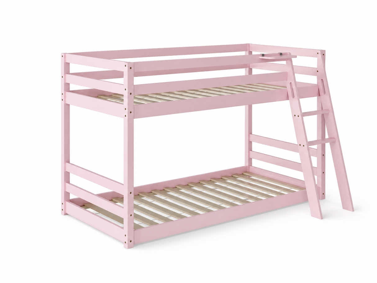 Xclusive Polli Mid-Sleeper Bunk Bed - Pink
