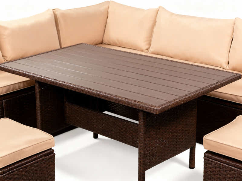 Allyn 8-Piece Outdoor Set - Brown