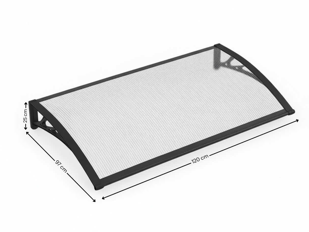 Clear Window Awning 100cm x 120cm