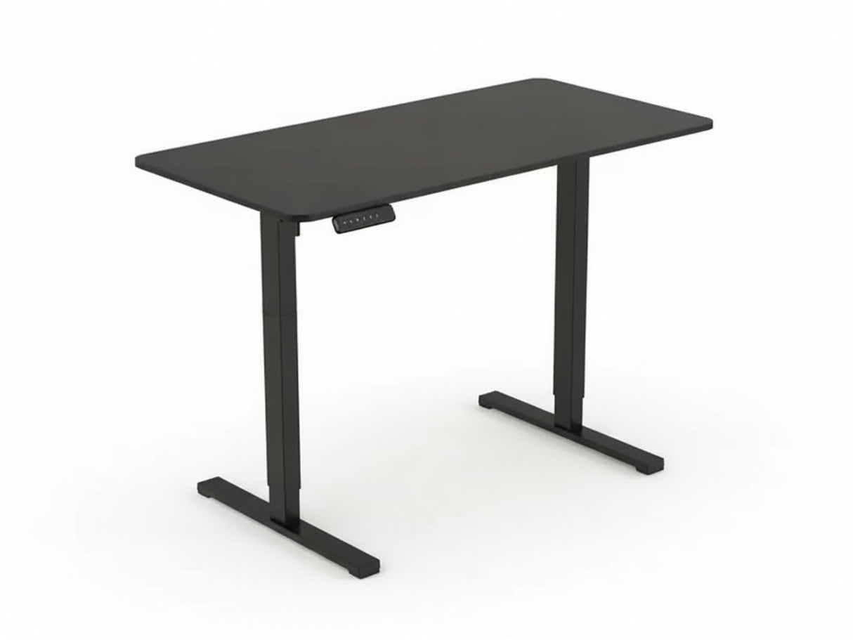 Height Adjustable Desk Set - Black