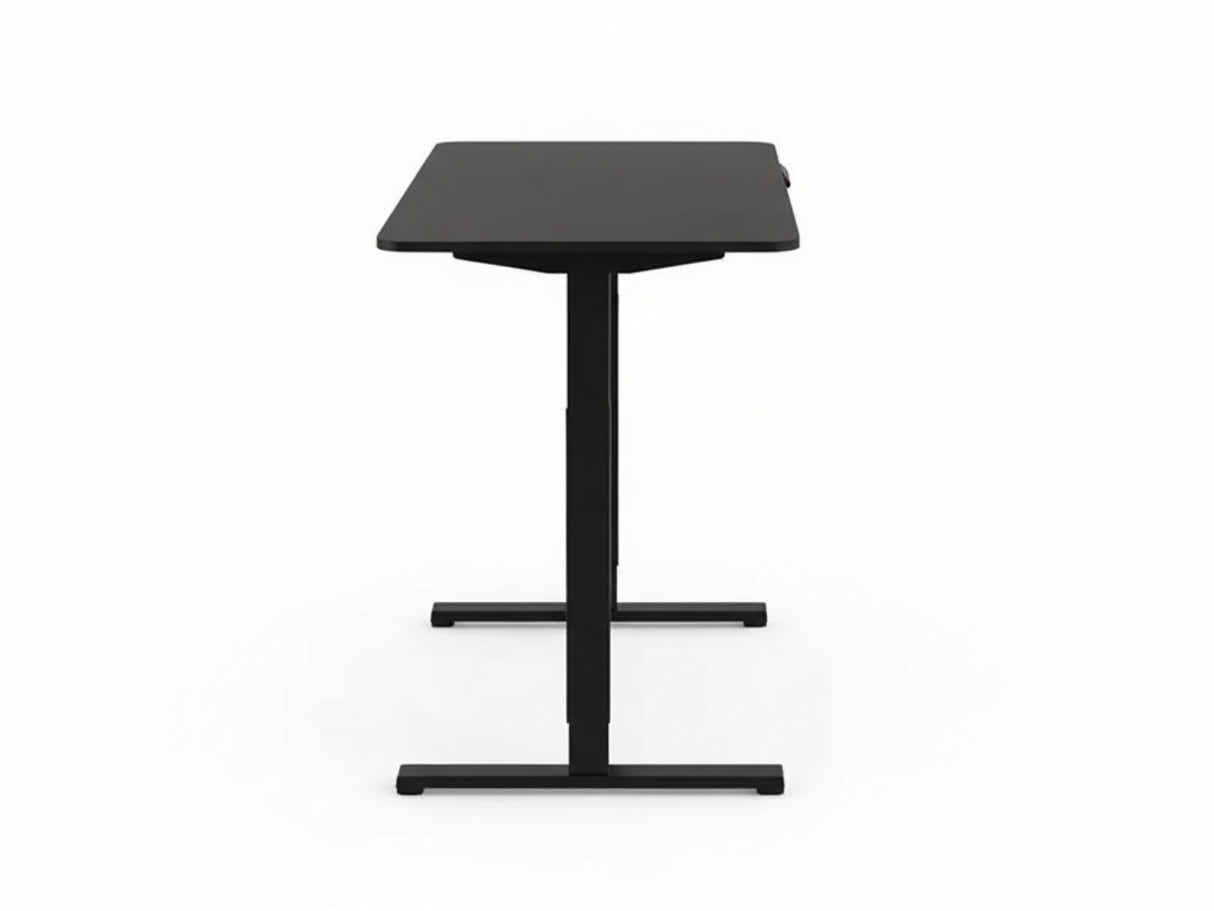 Height Adjustable Desk Set - Black