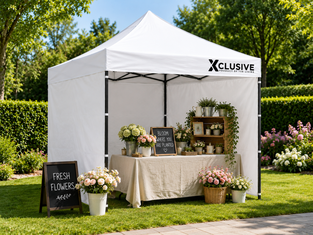 Xclusive Gazebo with Carry Bag 3m x 3m - White