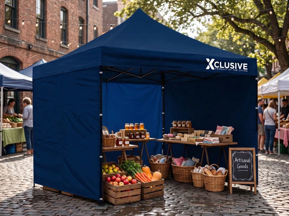 Xclusive Gazebo with Carry Bag 3m x 3m - Navy