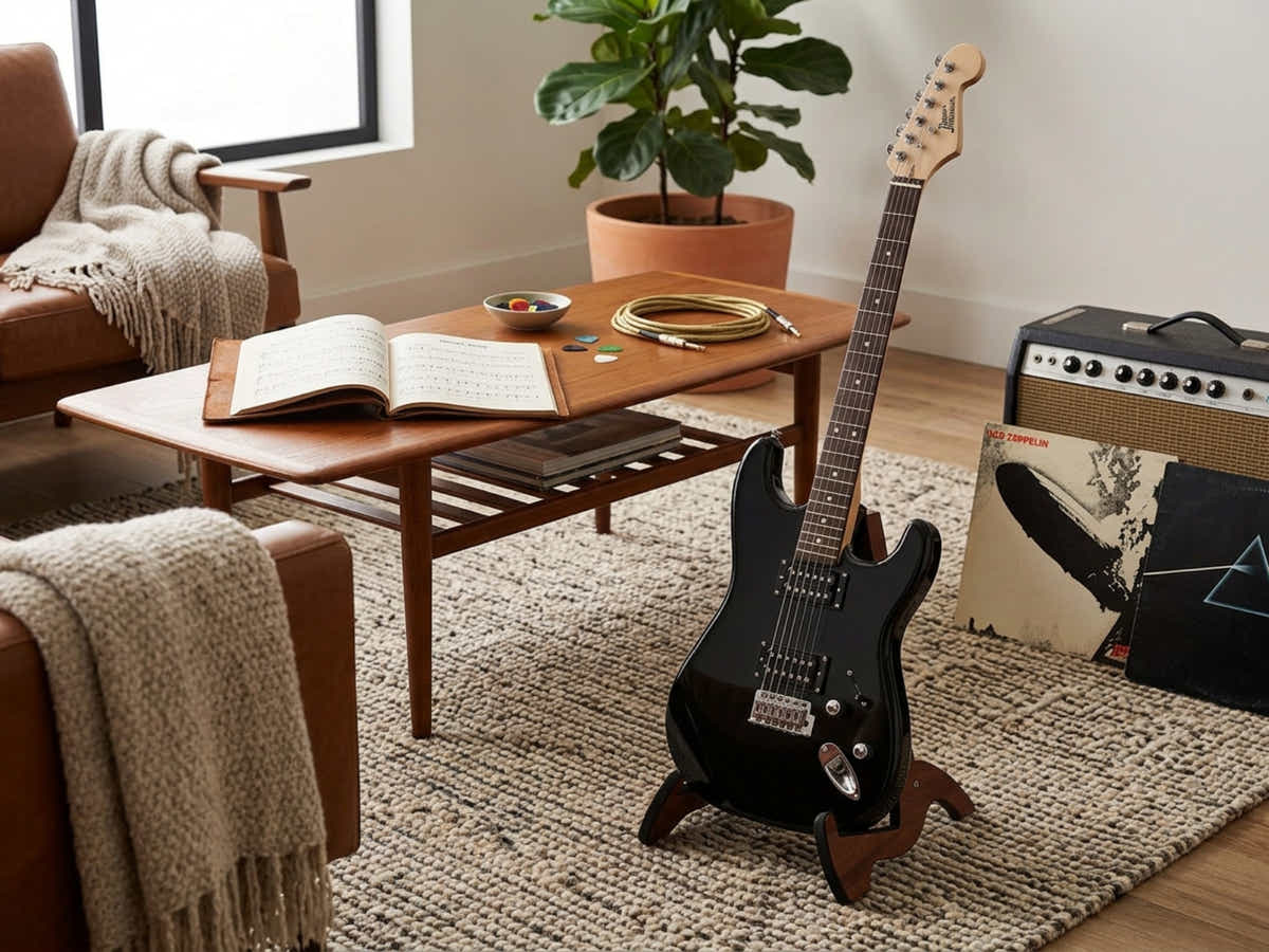 Electric Guitar Set - Black