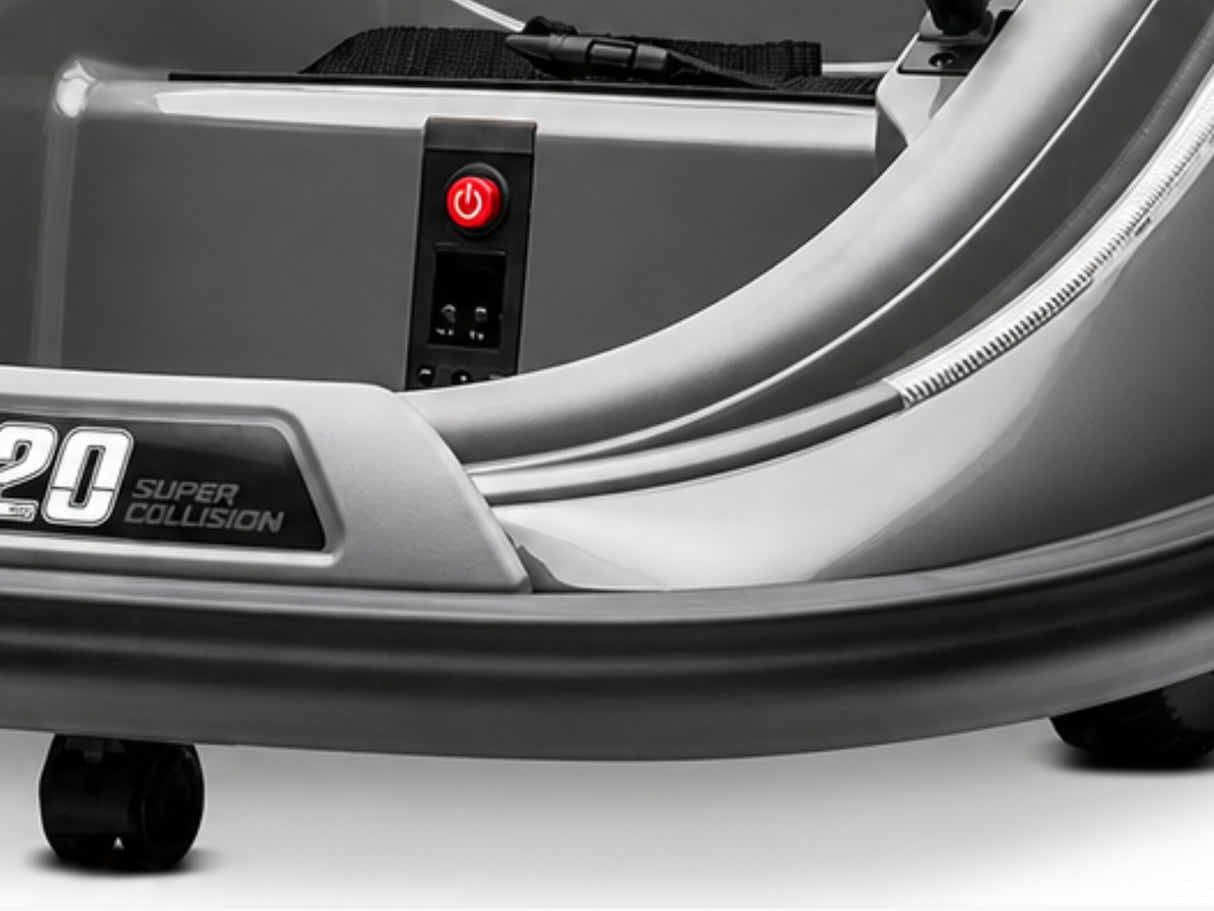 Kids Ride On Bumper Car - Grey