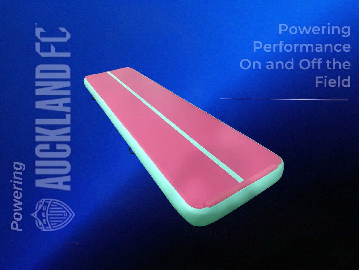Air Track Pink & Green – 500cm x 100cm x 20cm